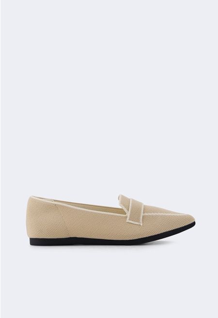 Contrast Flyknit Ballerina Flats