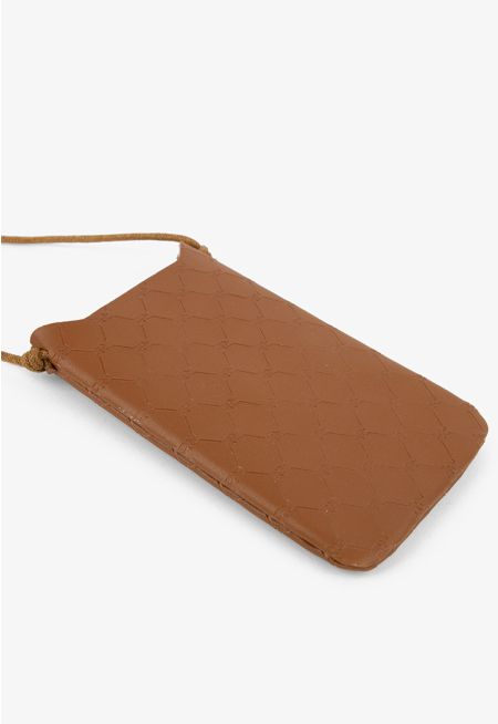 Riva Textured Crossbody Phone Bag