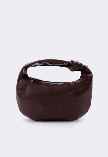 Allegator Textured Handbag