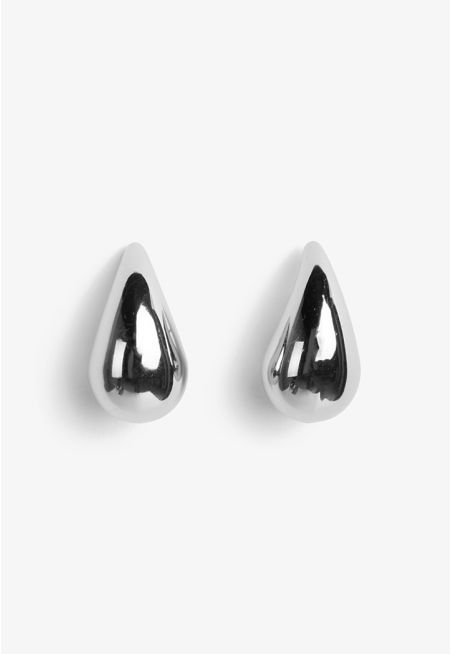 Metallic Teardrop Earrings