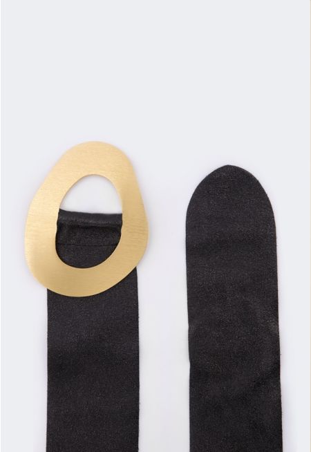 Genuine Leather Sparkly Belt