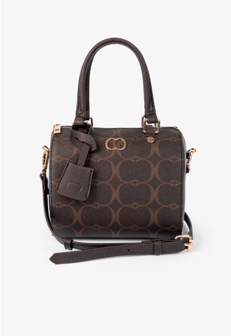 Printed Monogram Handbag