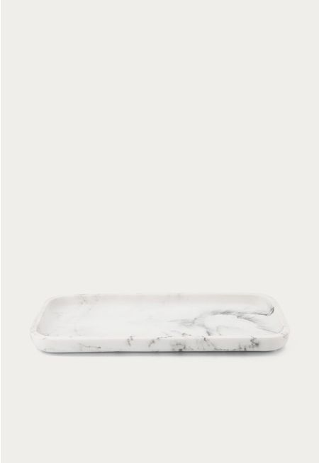 Resin With White Sandstone Marble Effect