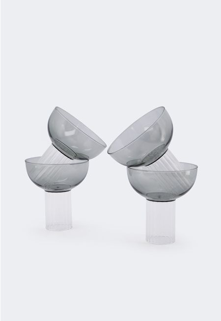  Grey Martini Set Of 4