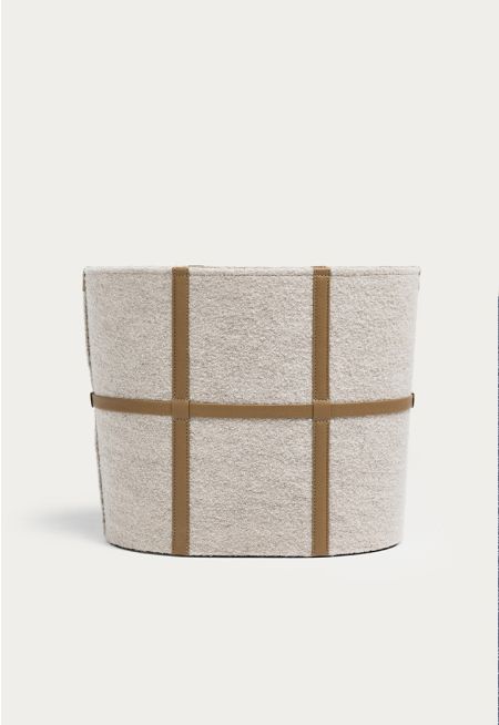 Leather Basket