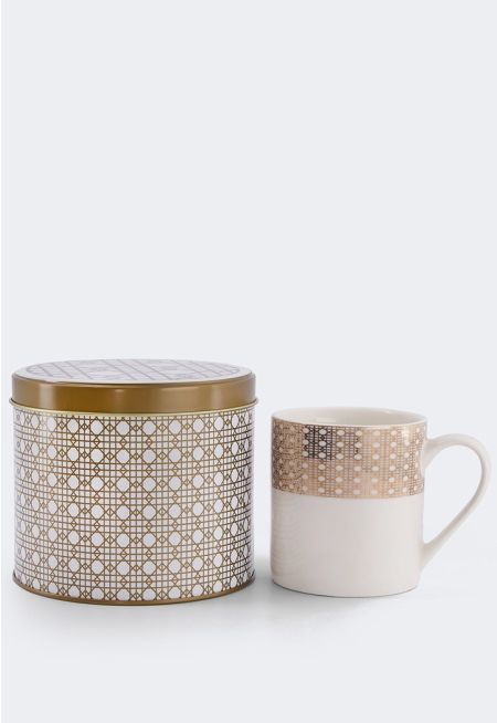Tin Box With Mug