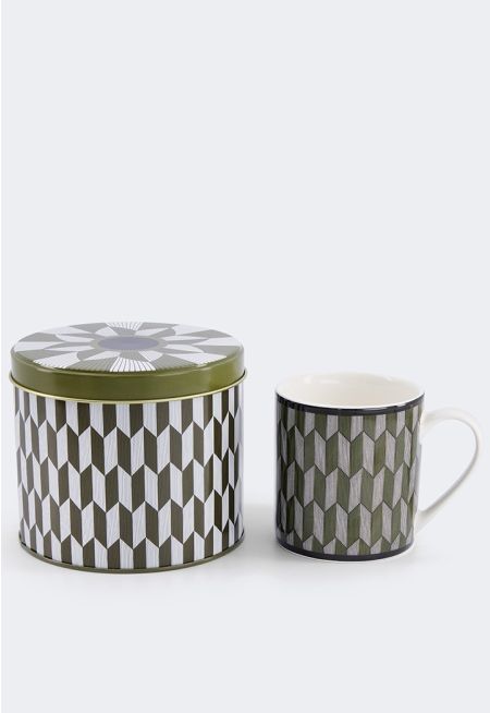 Tin Box With Mug
