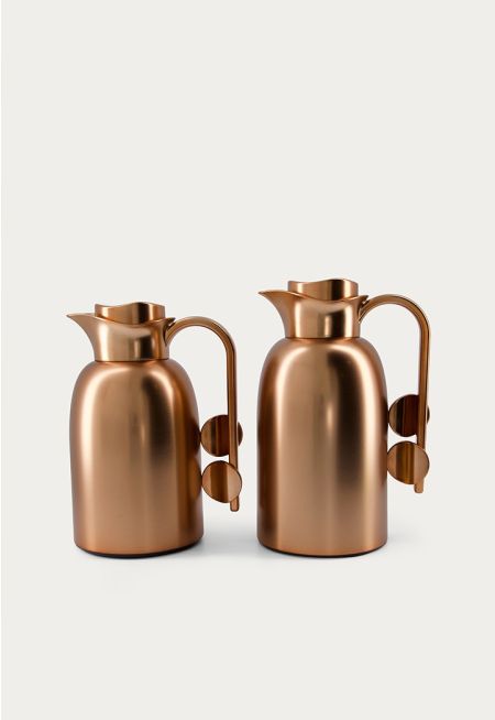 Metal Flask Set Of 2 Pieces