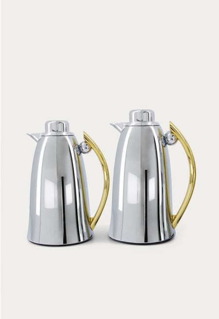 Metal Flask Set Of 2 Pieces
