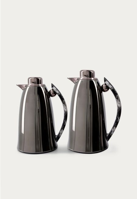 Metal Flask Set Of 2 Pieces
