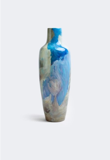 Hand-Painted Porcelain Vase