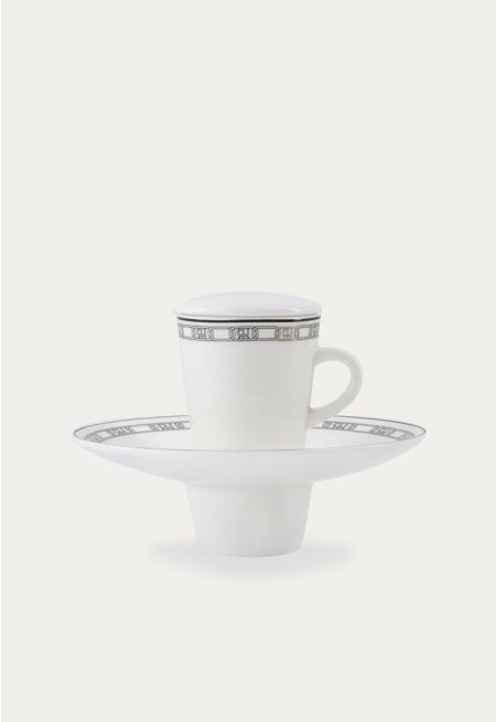 Coffee Cup With Saucer & Lid