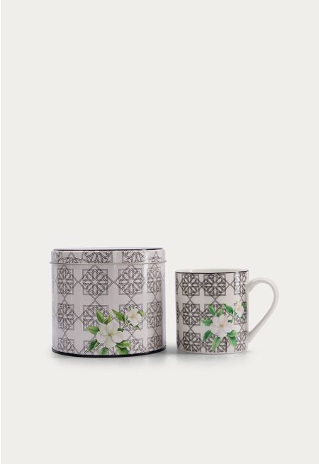 Tin & Box With Mug