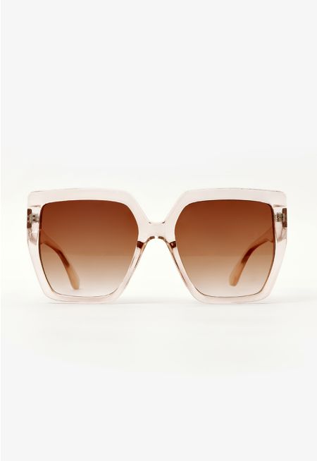 Oversized Butterfly Framed Sunglasses