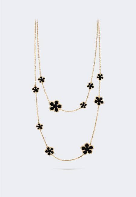 Floral Opera Necklace