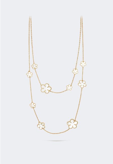 Floral Opera Necklace