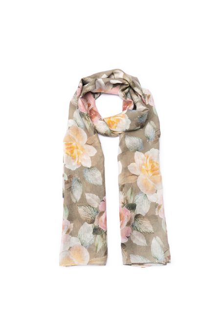 All Over Flowers Prints Scarf -Sale