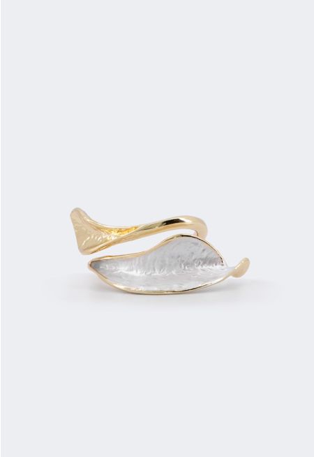 Metallic Leaves Bangle