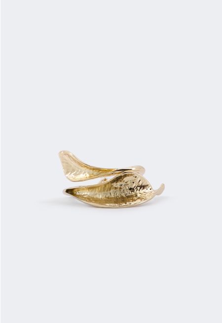 Metallic Leaves Bangle