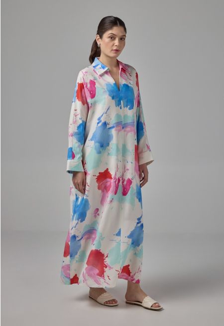 Printed Maxi Dress