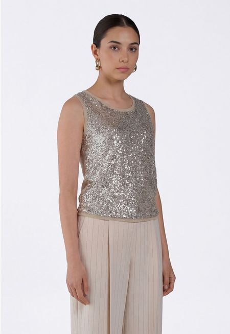 Sequin Embellished Top