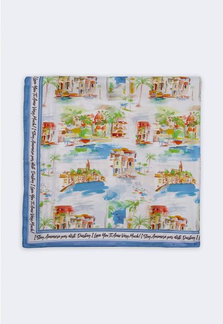 Print Square Scarf