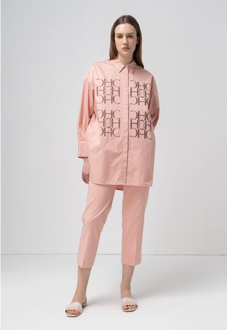 Wide Leg High Waist Trouser