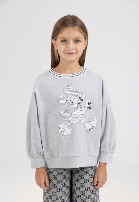Mickey Embellished Sweater