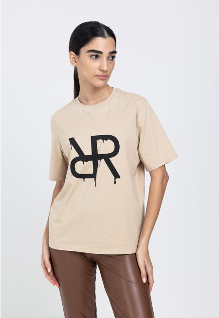 Monogram Motif Short Sleeves T-Shirt