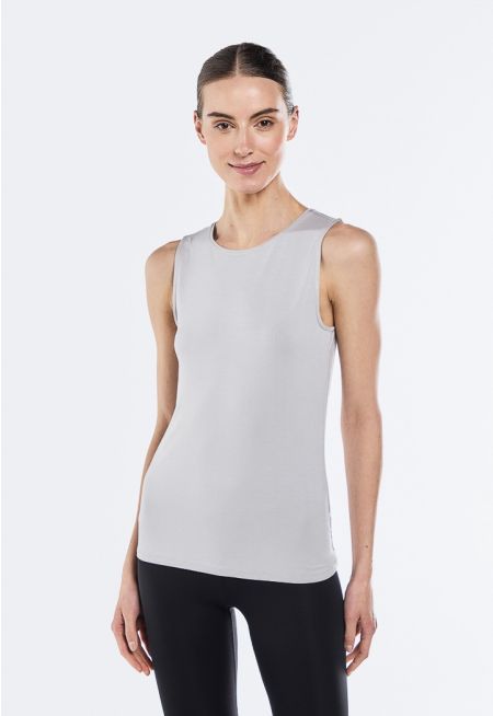 Solid Sleeveless Basic Top