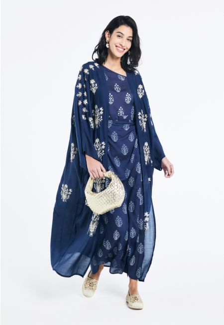Embroidered Oversized Abaya