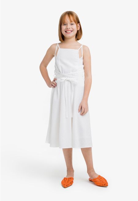 Solid Sleeveless Dress