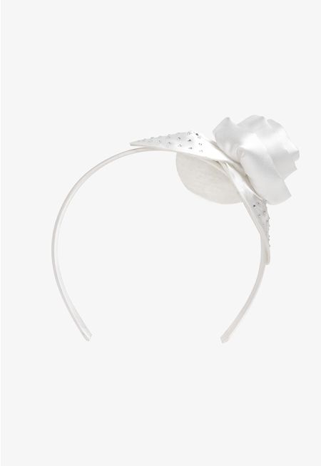 Crystal Embellished Floral Headband