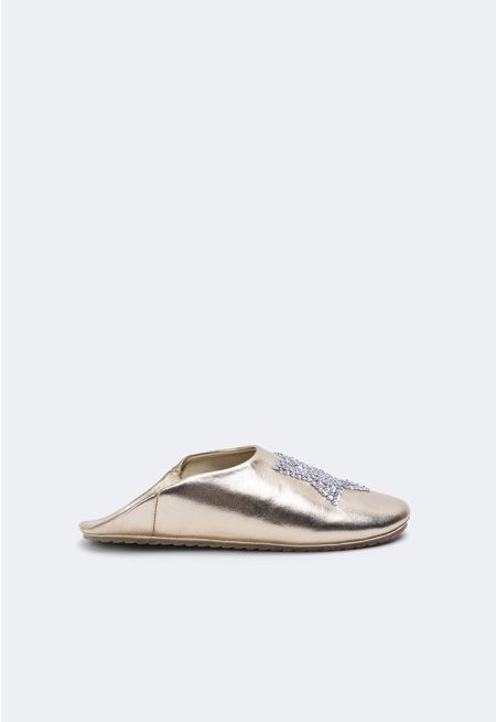 Star Embellished Flat Mules