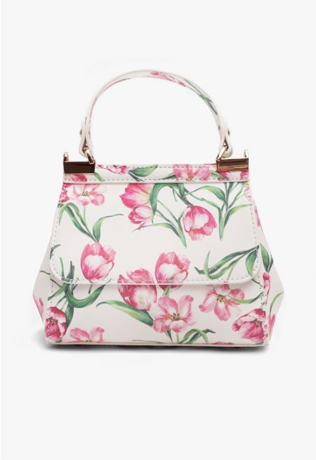 Vibrant Floral Handbag