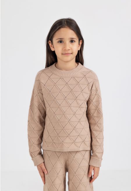 Knitted Patterned Top