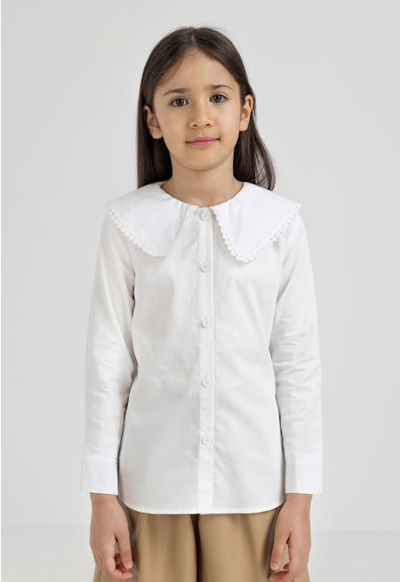 Basic Sailor Collar Shirt