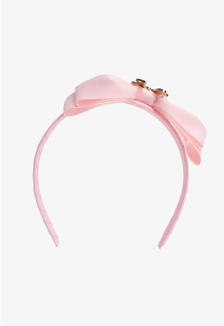 Crystal Embellished Bow Headband