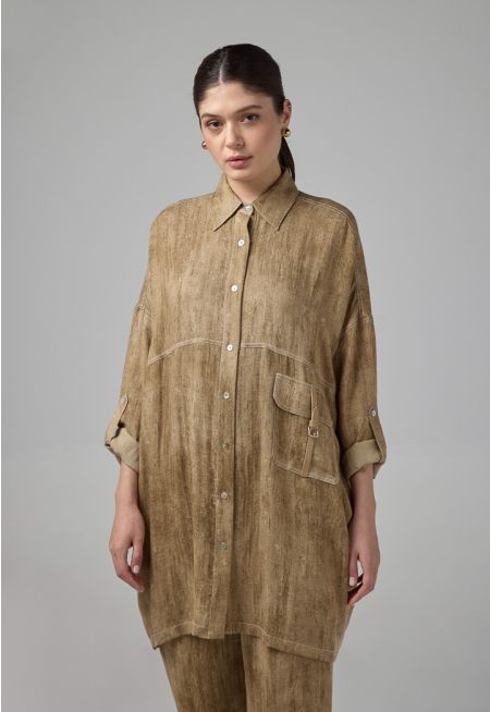 Relaxed Fit Stitch Shirt
