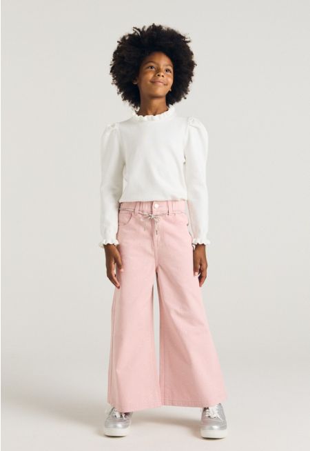 Crystal Embellished Denim Jeans