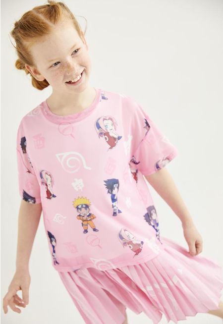 Naruto T Shirt and Dress Set (2PCS)