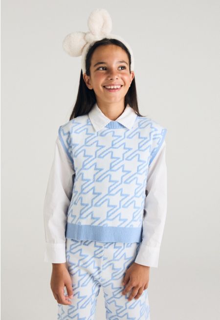 Contrast Stars Vest