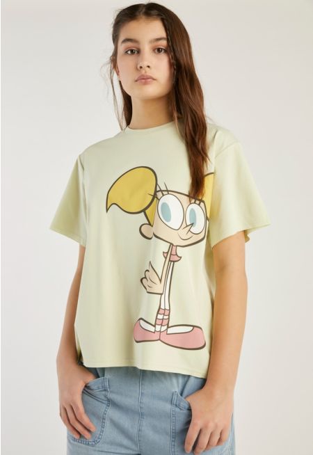 Dexter's Laboratory Printed T Shirt