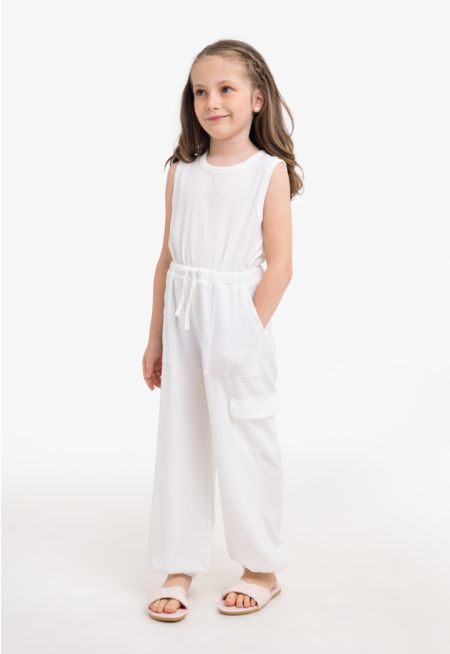 Basic Sleeveless Jumpsuit