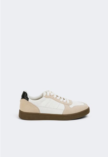 Suede Detailed Sneakers