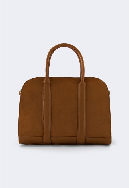 Iconic Suede Handbag