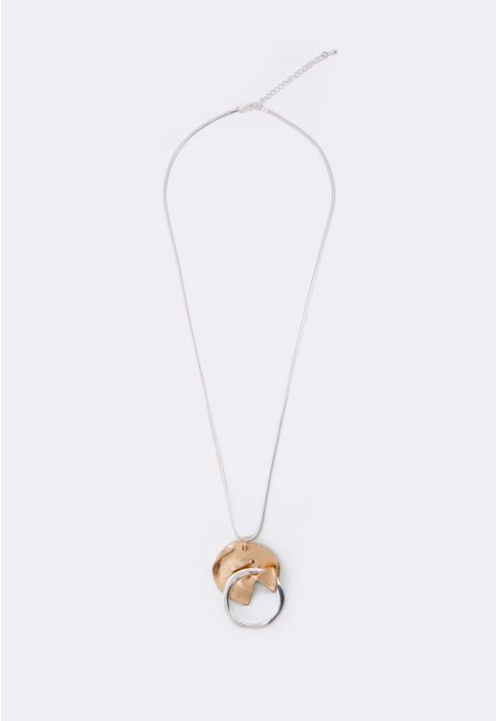 Metallic Charms Necklace