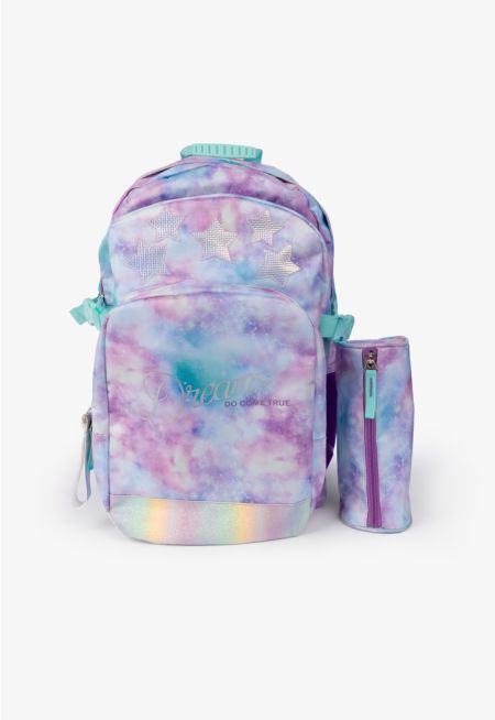 Colorful Backpack Combo ( 2 PCS)