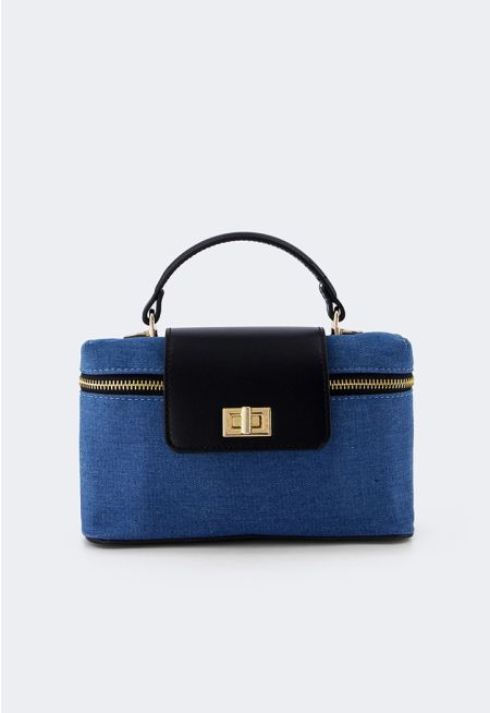 Denim Crossbody Bag