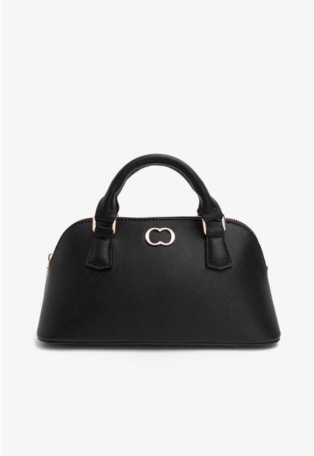 Solid Classic Handbag